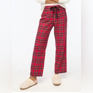 Jcrew factory printed flannel pajama pant
